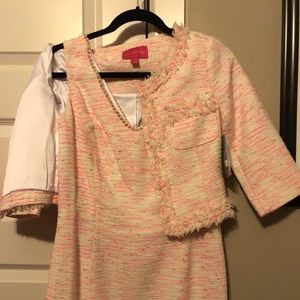 Dress with matching jacket.